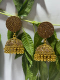 Bronze Radiance Jhumkas